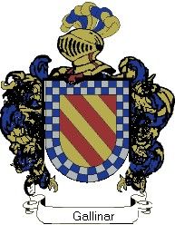 Escudo del apellido Gallinar