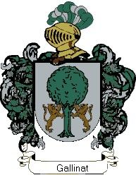 Escudo del apellido Gallinat