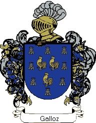 Escudo del apellido Galloz