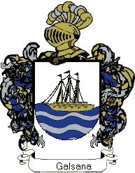 Escudo del apellido Galsana