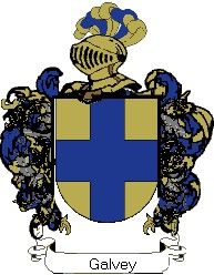 Escudo del apellido Galvey