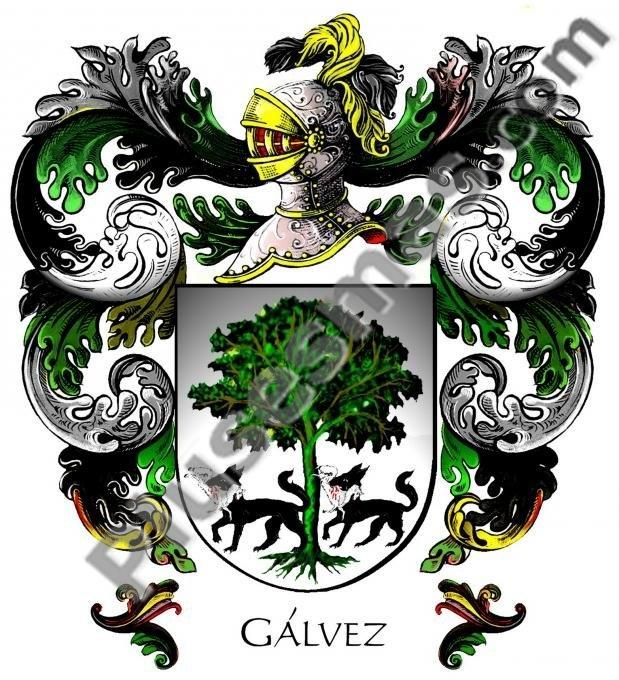 Escudo del apellido Gálvez