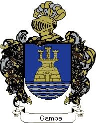 Escudo del apellido Gamba