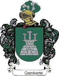 Escudo del apellido Gamberte