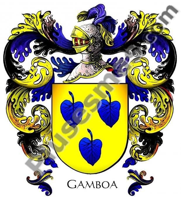 Escudo del apellido Gamboa