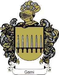 Escudo del apellido Gami