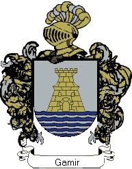 Escudo del apellido Gamir