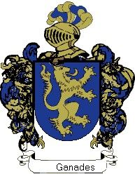 Escudo del apellido Ganades