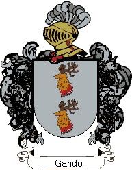 Escudo del apellido Gando