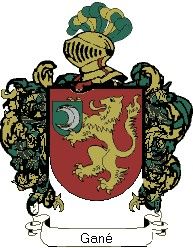 Escudo del apellido Gané