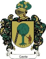 Escudo del apellido Gante