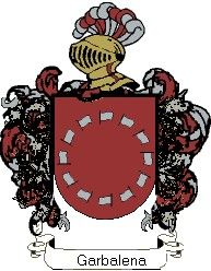 Escudo del apellido Garbalena