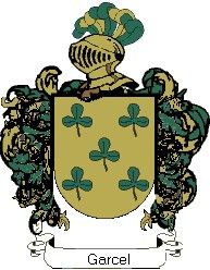 Escudo del apellido Garcel