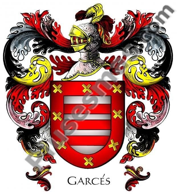 Escudo del apellido Garcés