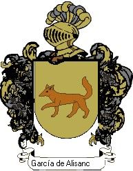 Escudo del apellido García de alisanco