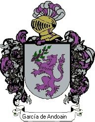 Escudo del apellido García de andoain