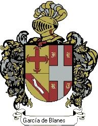 Escudo del apellido García de blanes