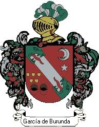 Escudo del apellido García de burunda