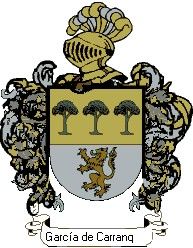 Escudo del apellido García de carranque