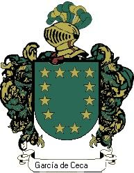 Escudo del apellido García de ceca