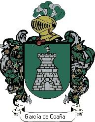 Escudo del apellido García de coaña