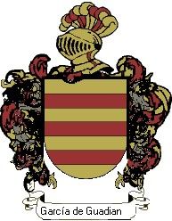 Escudo del apellido García de guadiana