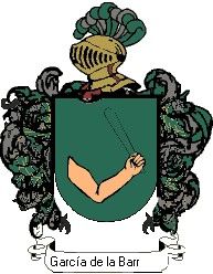 Escudo del apellido García de la barrera