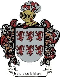 Escudo del apellido García de la granda