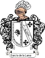 Escudo del apellido García de la lama