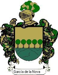 Escudo del apellido García de la noval