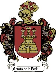 Escudo del apellido García de la pedrosa