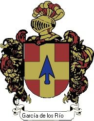 Escudo del apellido García de los ríos