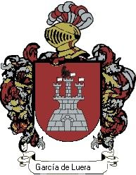 Escudo del apellido García de luera