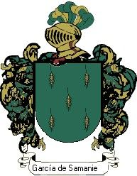 Escudo del apellido García de samaniego