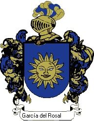 Escudo del apellido García del rosal