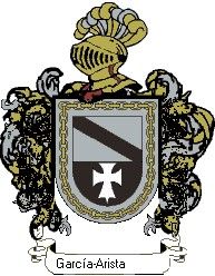 Escudo del apellido García-arista