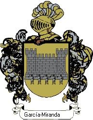 Escudo del apellido García-miranda