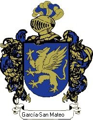 Escudo del apellido García-san mateo