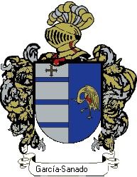 Escudo del apellido García-sanado