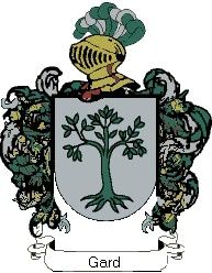 Escudo del apellido Gard