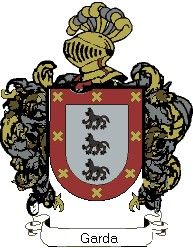 Escudo del apellido Garda