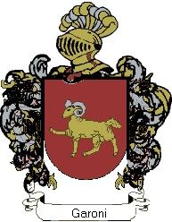 Escudo del apellido Garoni