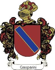 Escudo del apellido Gasparini