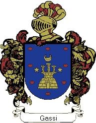 Escudo del apellido Gassi