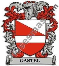 Escudo del apellido Gastel