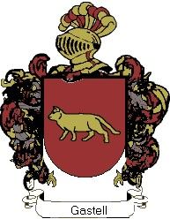 Escudo del apellido Gastell