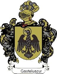 Escudo del apellido Gasteluazur