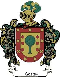 Escudo del apellido Gastey