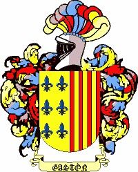 Escudo del apellido Gaston