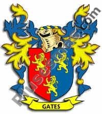 Escudo del apellido Gates